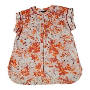 Attention Large Short Sleeve Button Up Shirt